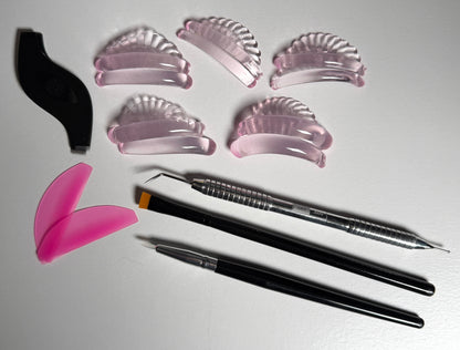 Lift JuJu lash lift and brow lamination Combo kit tools ad accessories
