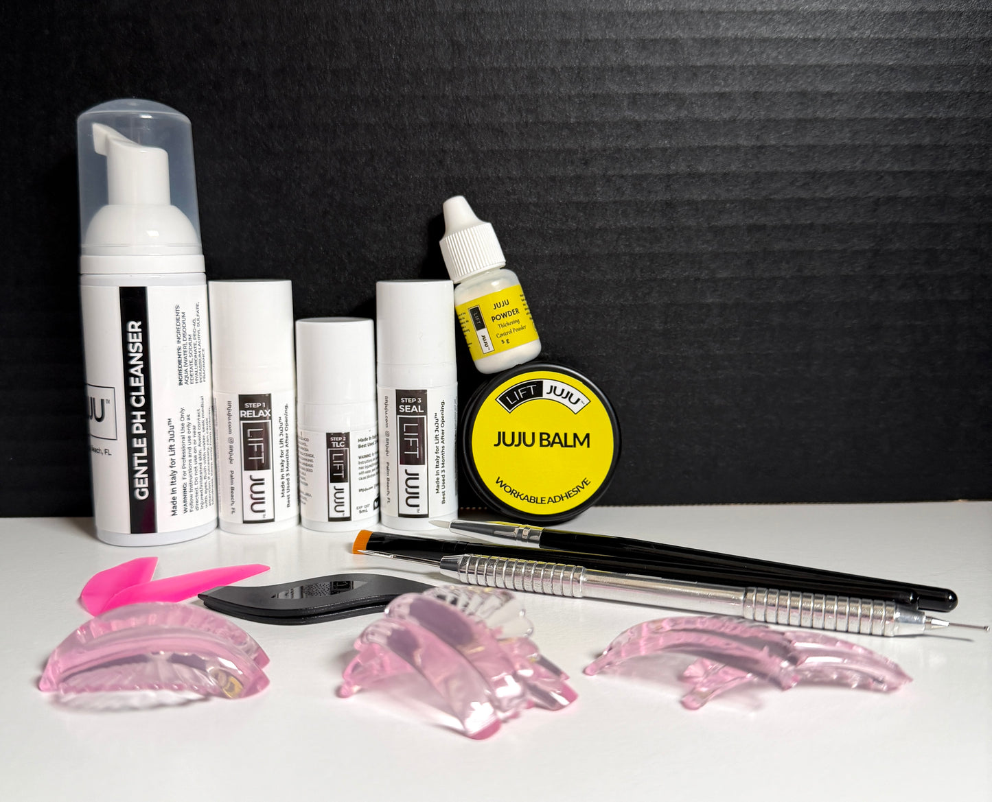 Lift JuJu Cysteamine Combo Kit for ash lifts and brow laminaton